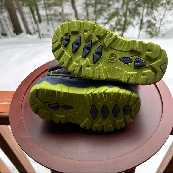 Waterproof Toddler Snow Boots Size 10 | Fleece Lined | Monster Dino Winter Boot - Picture 3 of 10